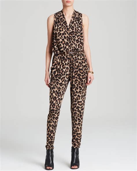 animal print jumpsuit michael kors|Michael Kors Animal.